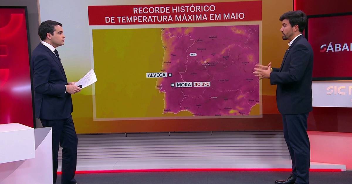 “Nunca tivemos na história da Europa este nível de calor em maio”