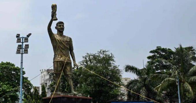 Estátua de Lionel Messi retirada na Índia por questões de segurança