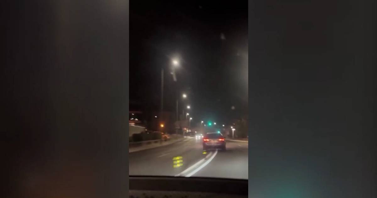 Vídeo do momento: carro em contramão na Marginal quase colid
