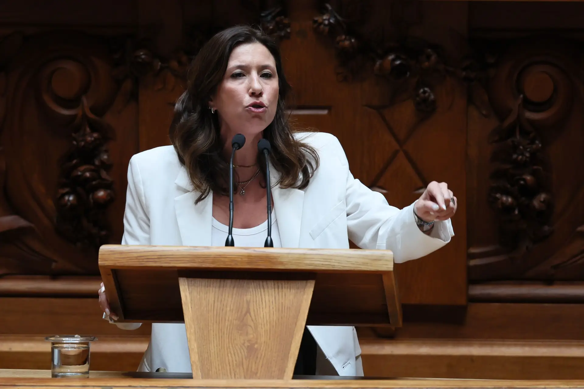 A deputada e presidente do Iniciativa Liberal (IL), Mariana Leitão