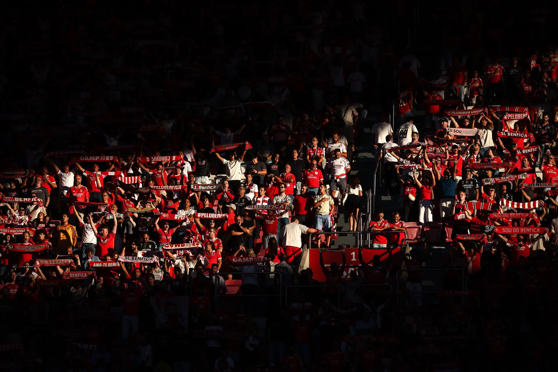 Adeptos do Benfica