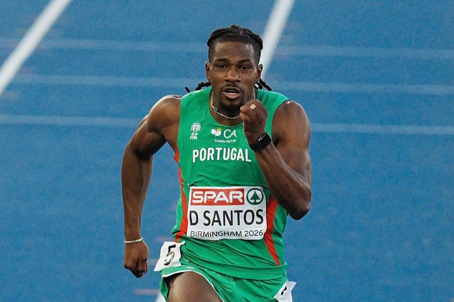 Delvis Santos termina em sexto nos 200 metros dos Campeonatos da Europa de Atletismo