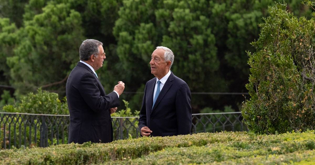 Seguro recebeu Marcelo Rebelo de Sousa para almoço no Palácio de Belém