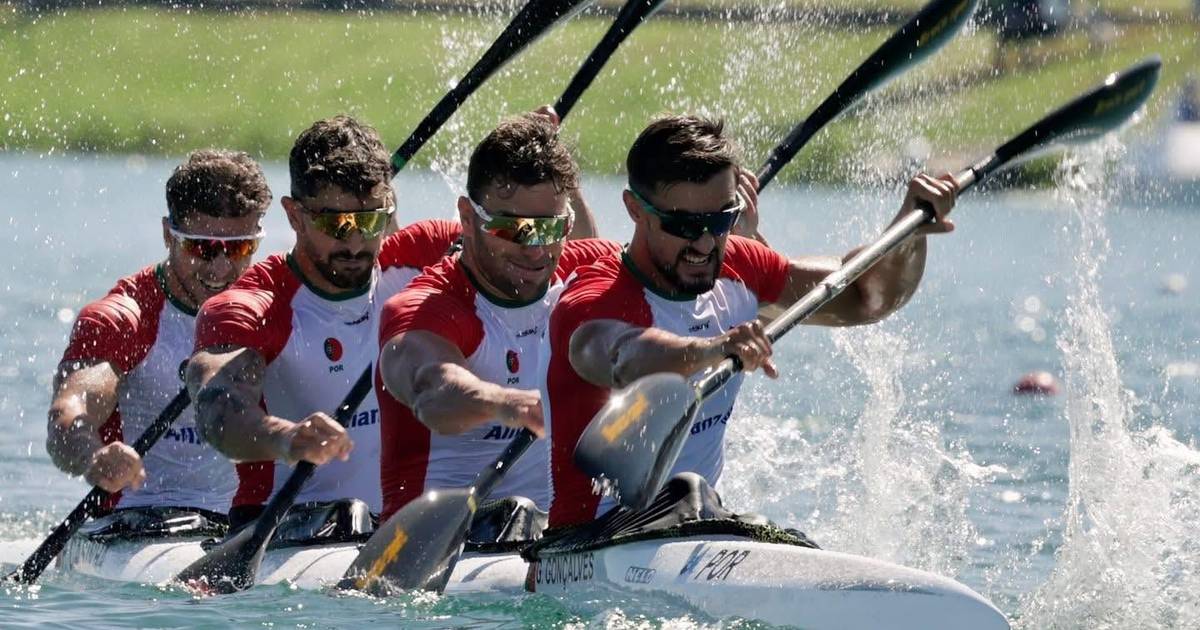 K4 500 metros português conquista bronze no Mundial de canoagem em Poznan