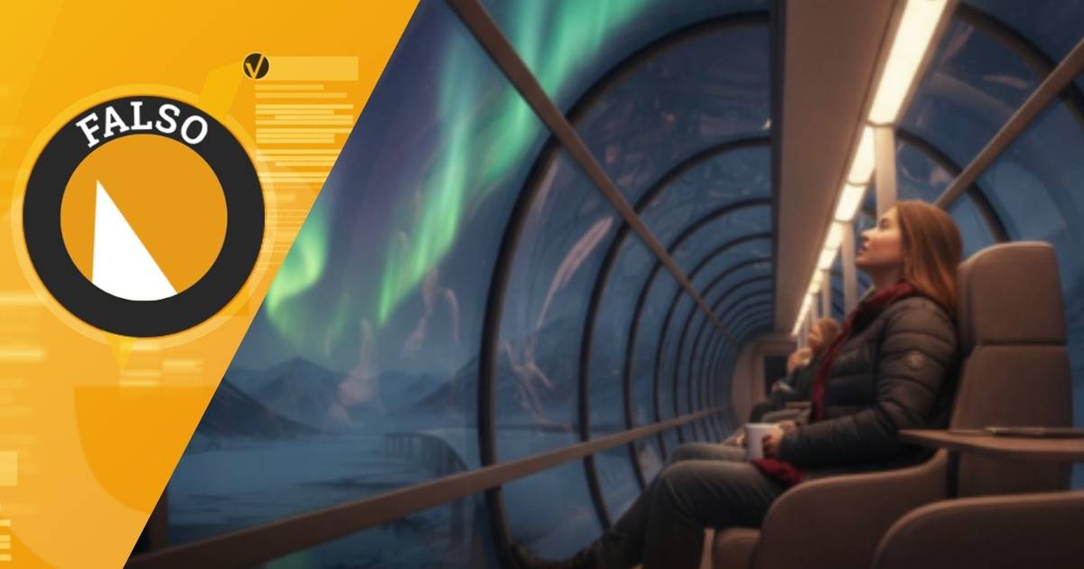Norwegen startet ersten Panoramazug für Nachtfahrten zur Beobachtung des Polarlichts? SIC Verifica
