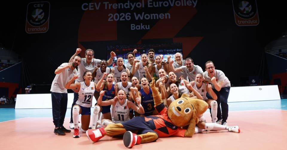 Portugal makes history at EuroVolley and advances to the round of 16
