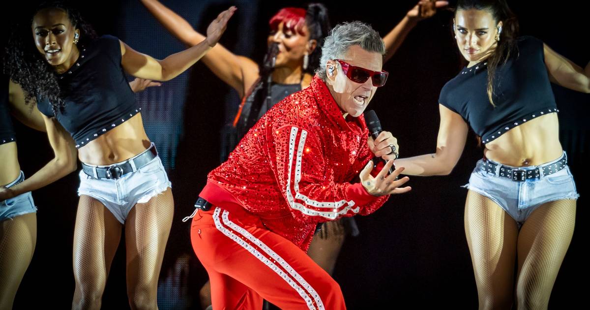 Robbie Williams ha mostrato perché lo chiamano re dell'intrattenimento al MEO Kalorama