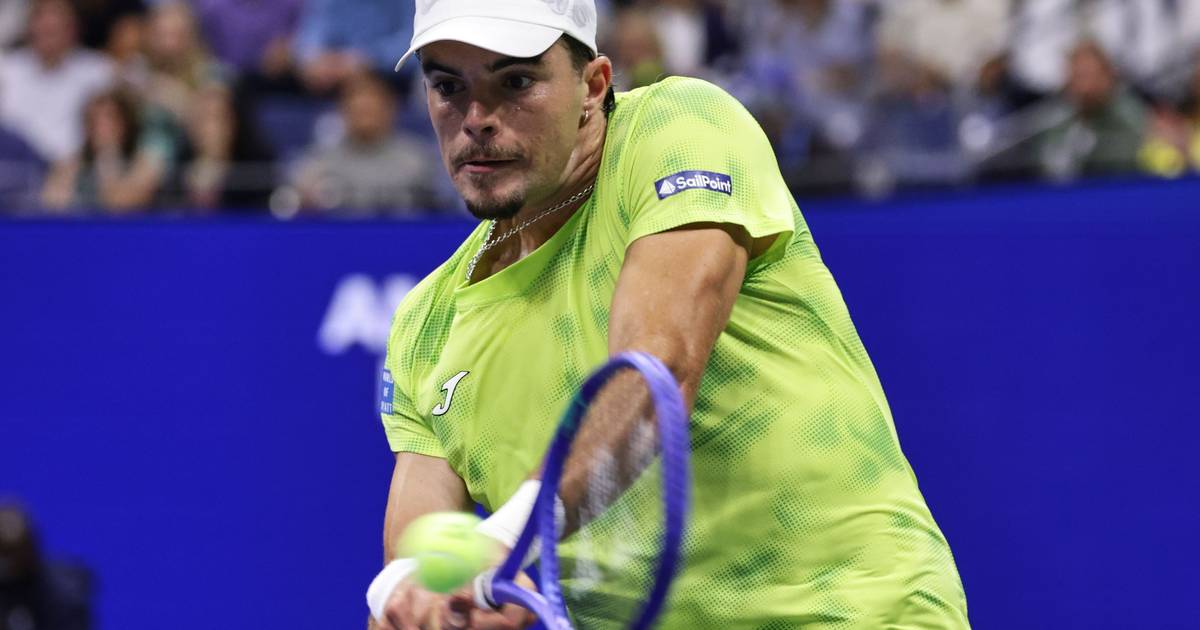 Jaime Faria vom US Open vom Spanier Carlos Alcaraz besiegt