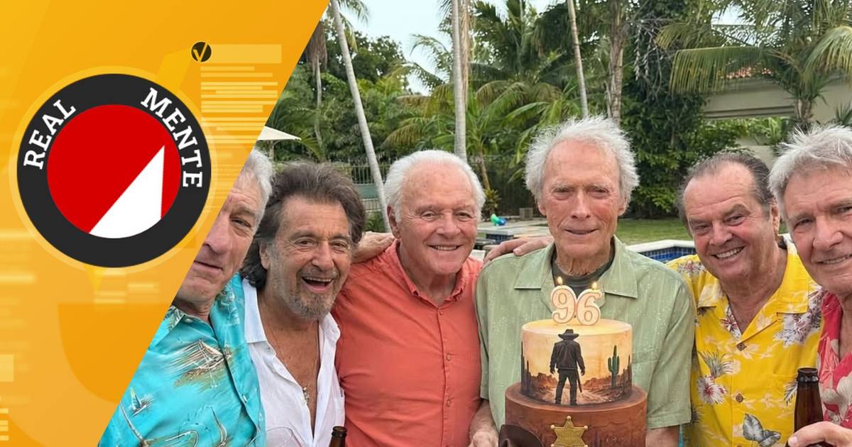Фотография Клинта Иствуда, празднующего 96-летие с голливудскими легендами, настоящая?