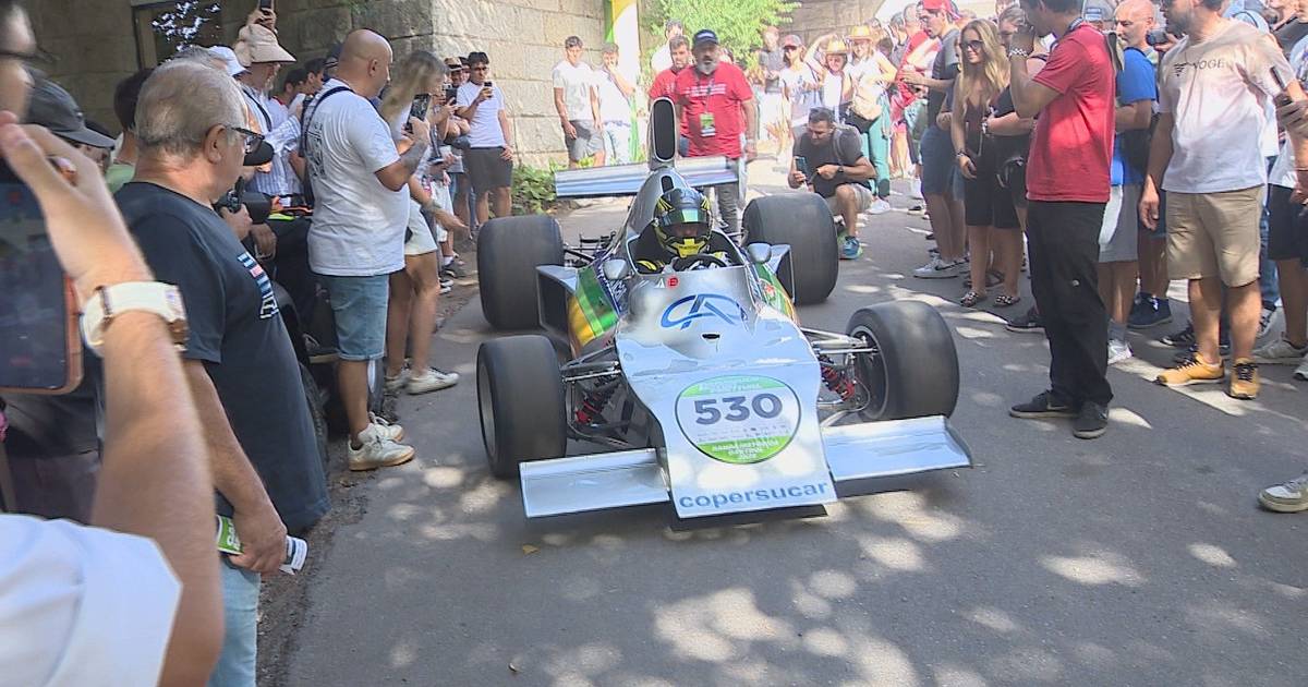 Carro de Fórmula 1 compete pela primeira vez no Caramulo Motorfestival