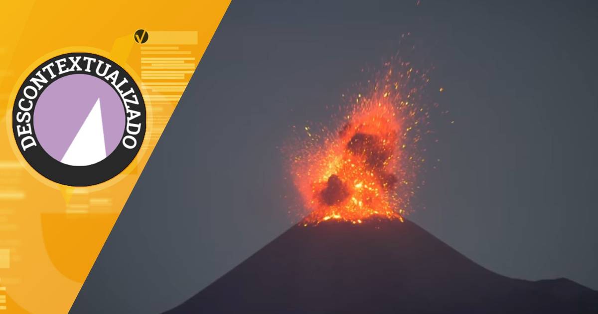 Wurde dieses Video des Vulkanausbruchs des Anak Krakatoa 2026 aufgenommen?