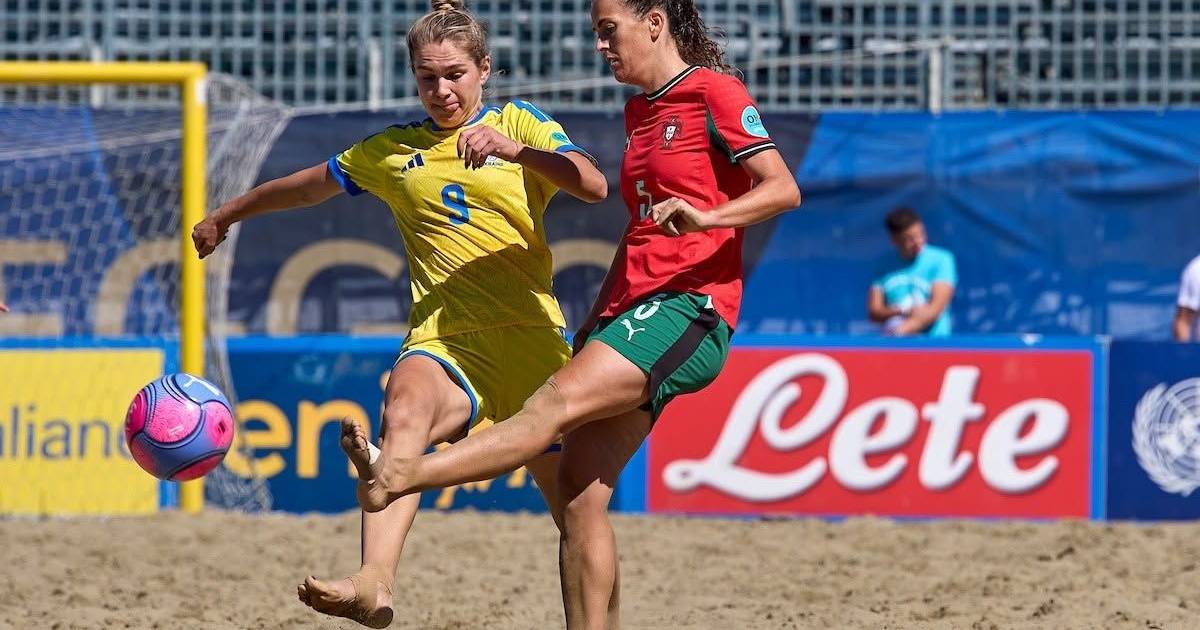 Portugal secures third place in the European Women's Beach Football League