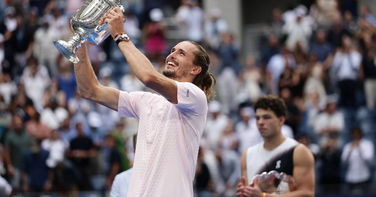 Deutscher Tennisspieler Alexander Zverev gewinnt die US Open