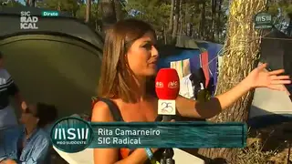 Rita Camarneiro mostra-nos um pouco do que se vive no campismo do Meo Sudoeste