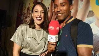 Como é que é ser entrevistada com um "selfie stick"?