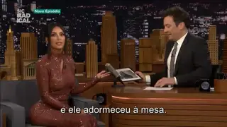 Kim Kardashian sobre Kanye West: "...ele consegue adormecer em qualquer sítio"