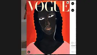 Vogue sem fotos pelo ambiente