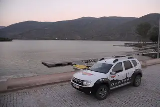 O Douro na praia fluvial da Congida (Freixo-de-Espada-à-Cinta